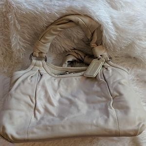 Coach Shoulder Bag in White/ivory color